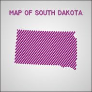 map of South Dakota N5