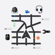 technology infographic N41