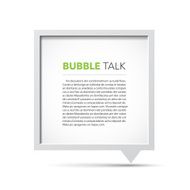 3D bubble talk frame N11