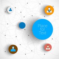 Vector abstract circles N5