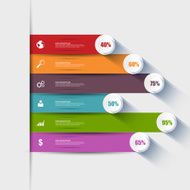 Infographics vector design template N266