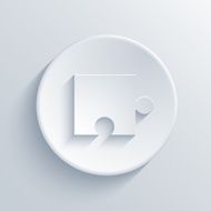 Vector modern puzzle icons background N4