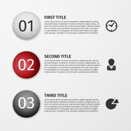Progress icons for three steps N11