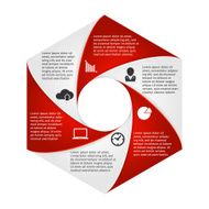 Progress icons for six steps N3