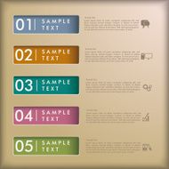 Hole Rectangles Menu Banners