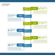 Timeline Infographic with arrows and pointers N7