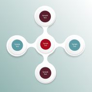 metaball colorful round diagram infographics N108