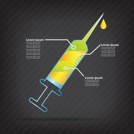Syringe and spill drop