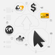 business sticker infographic N79