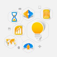 business sticker infographic N81