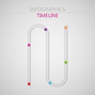 vector abstract 3d paper infographic elements for print or web N12