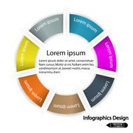 Modern infographics options banner N500
