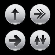 arrows buttons