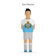 San Marino football player Soccer uniform N2