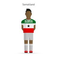 Somaliland football player Soccer uniform N2