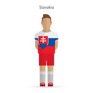 Slovakia football player Soccer uniform N2