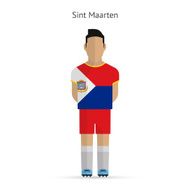 Sint Maarten football player Soccer uniform N2