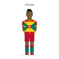 Grenada football player Soccer uniform N2