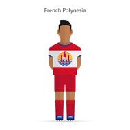 French Polynesia football player Soccer uniform N2