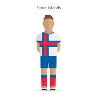 Faroe Islands football player Soccer uniform N2