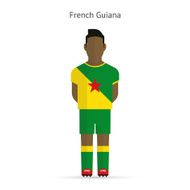 French Guiana football player Soccer uniform N2