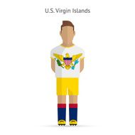 US Virgin Islands football player Soccer uniform N2