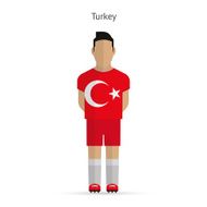 Turkey football player Soccer uniform N2