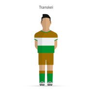 Transkei football player Soccer uniform N2