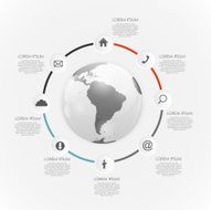 Infographic Templates for Business Vector Illustration N1104