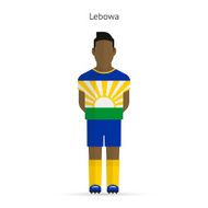 Lebowa football player Soccer uniform N2