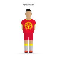 Kyrgyzstan football player Soccer uniform N2