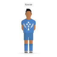 Kosrae football player Soccer uniform N2