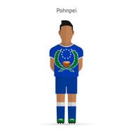 Pohnpei football player Soccer uniform N2