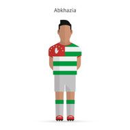 Abkhazia football player Soccer uniform N2