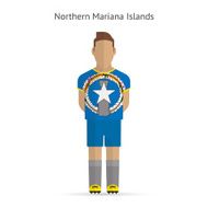 Northern Mariana Islands football player Soccer uniform N2