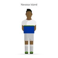Navassa Island football player Soccer uniform N2