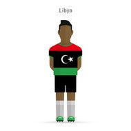 Libya football player Soccer uniform N2