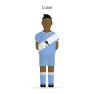 Ciskei football player Soccer uniform N2