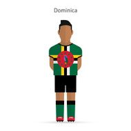 Dominica football player Soccer uniform N2