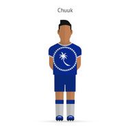 Chuuk football player Soccer uniform N2