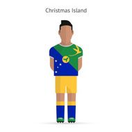 Christmas Island football player Soccer uniform N2