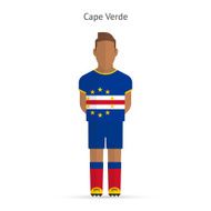 Cape Verde football player Soccer uniform N2