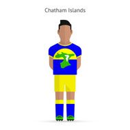 Chatham Islands football player Soccer uniform N2