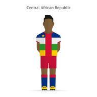 Central African Republic football player Soccer uniform N2