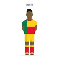 Benin football player Soccer uniform N2