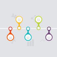 Minimal infographics design N19