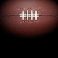 Dark Background of rugby ball Vector Illustration N3