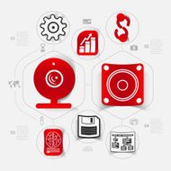 business sticker infographic N86