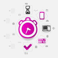 business sticker infographic N87