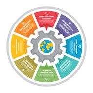 Vector circle system - infographic concept